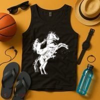 Girl Riding Horse Equitation Tank Top thumb 4