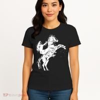 Girl Riding Horse Equitation Women's T-Shirt thumb 4