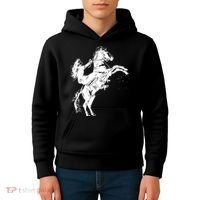 Girl Riding Horse Equitation Kids Hoodie thumb 4