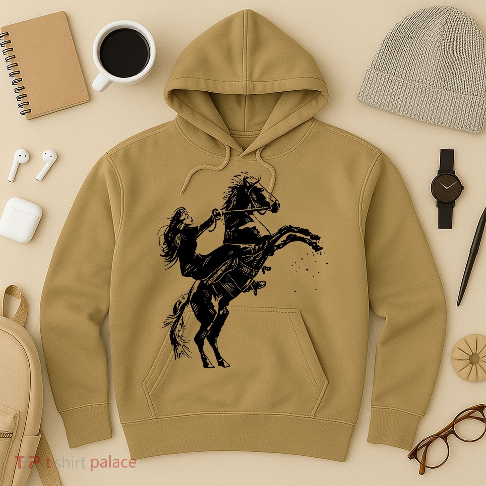 Girl Riding Horse Equitation Hoodie