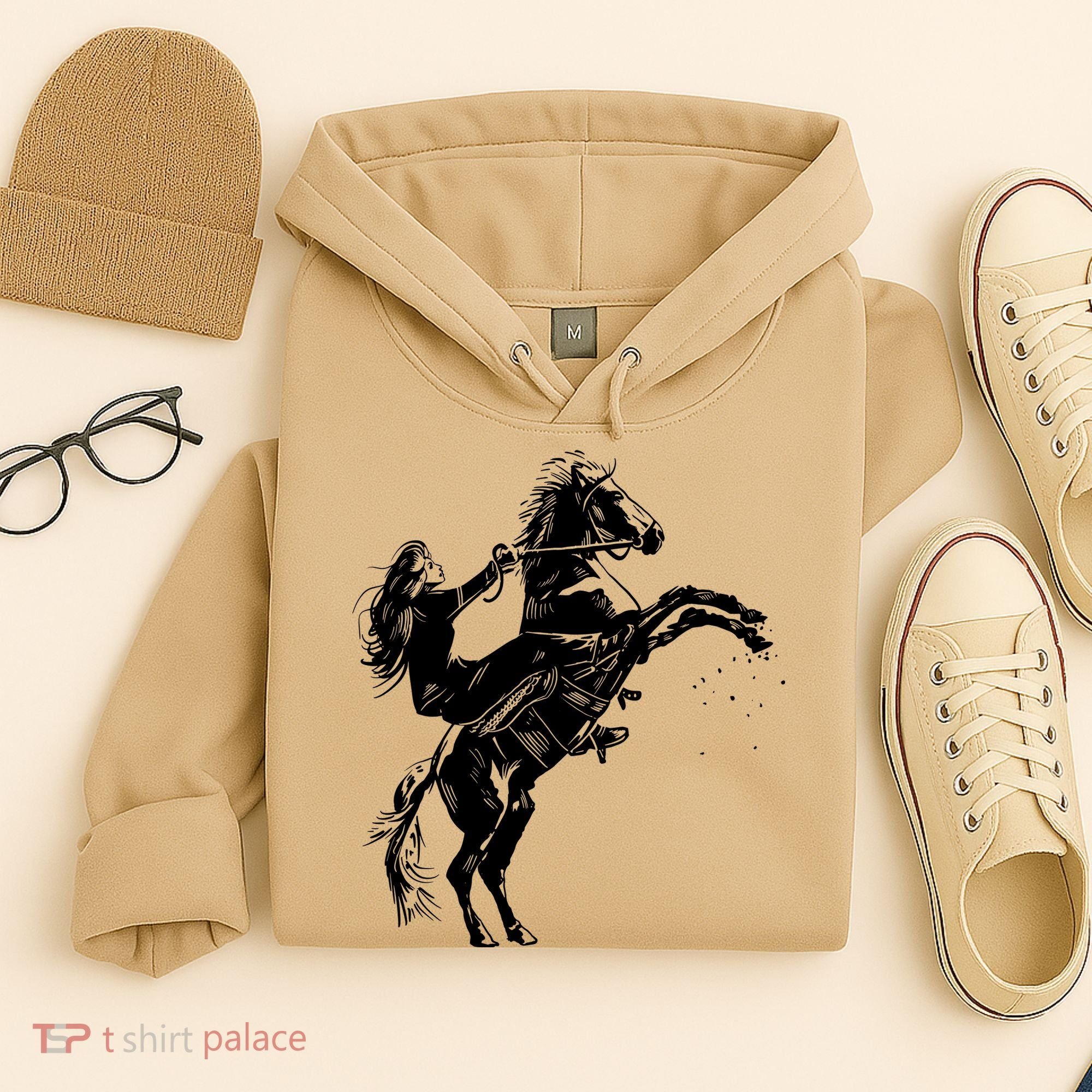 Girl Riding Horse Equitation Hoodie