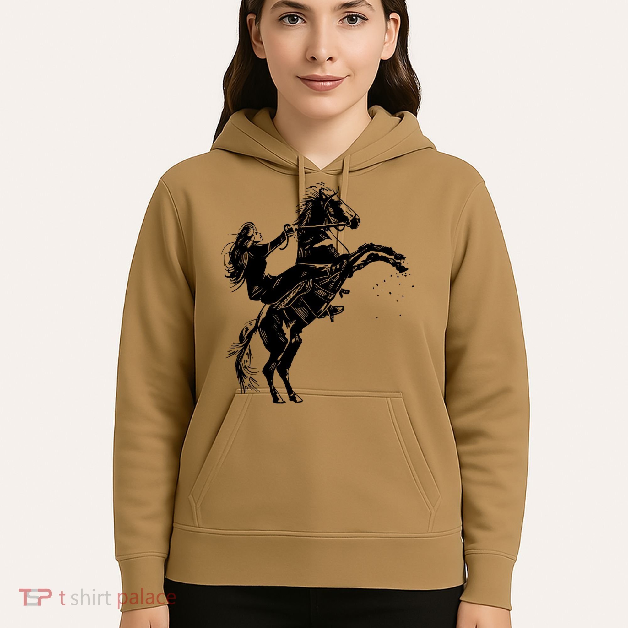 Girl Riding Horse Equitation Hoodie
