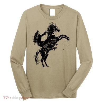 Girl Riding Horse Equitation Long Sleeve Shirt