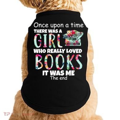 Girl Who Loves Reading Doggie Tank