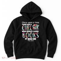 Girl Who Loves Reading Hoodie thumb 0