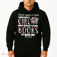 Girl Who Loves Reading Hoodie thumb 2