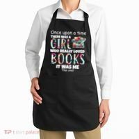 Girl Who Loves Reading Apron thumb 2