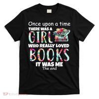 Girl Who Loves Reading T-Shirt thumb 0