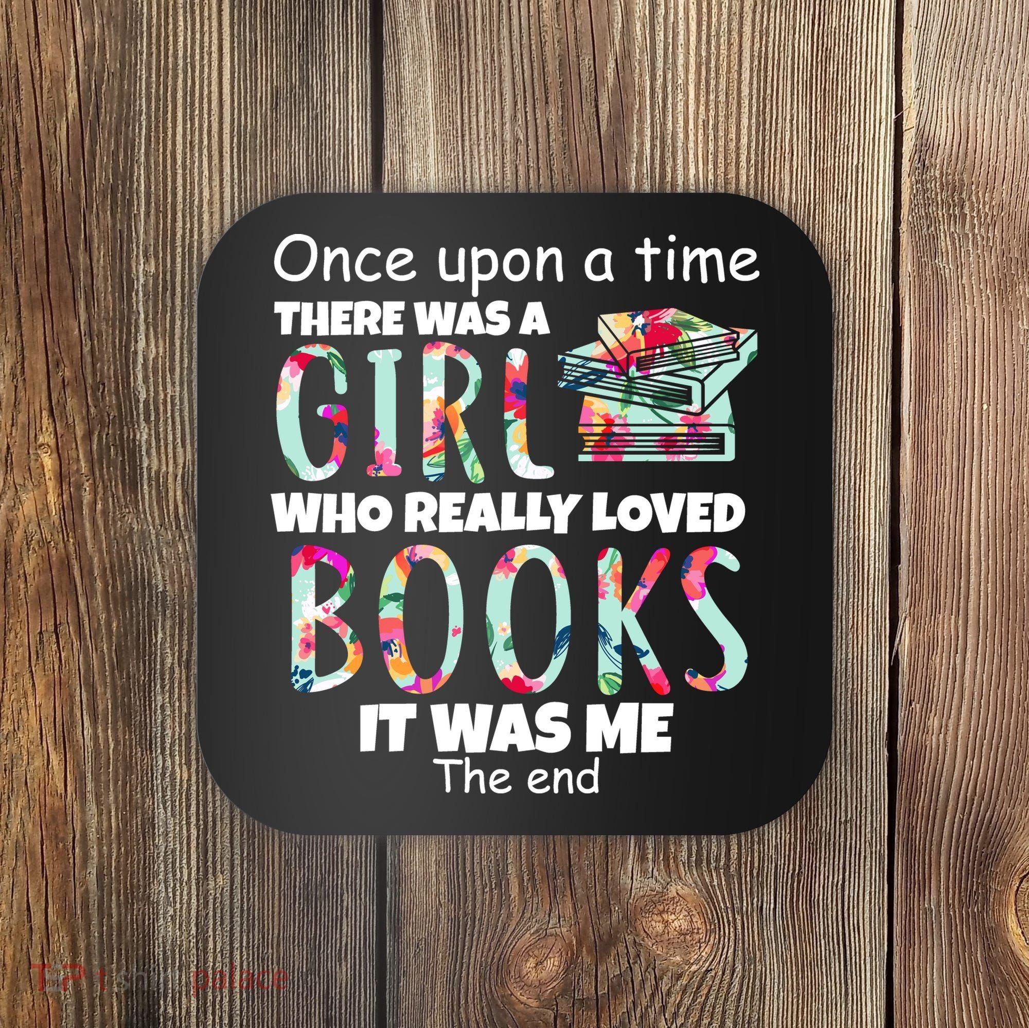 Girl Who Loves Reading Coaster