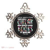 Girl Who Loves Reading Ornament thumb 0