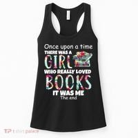 Girl Who Loves Reading Women's Tank Top thumb 0
