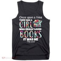 Girl Who Loves Reading Tank Top thumb 0