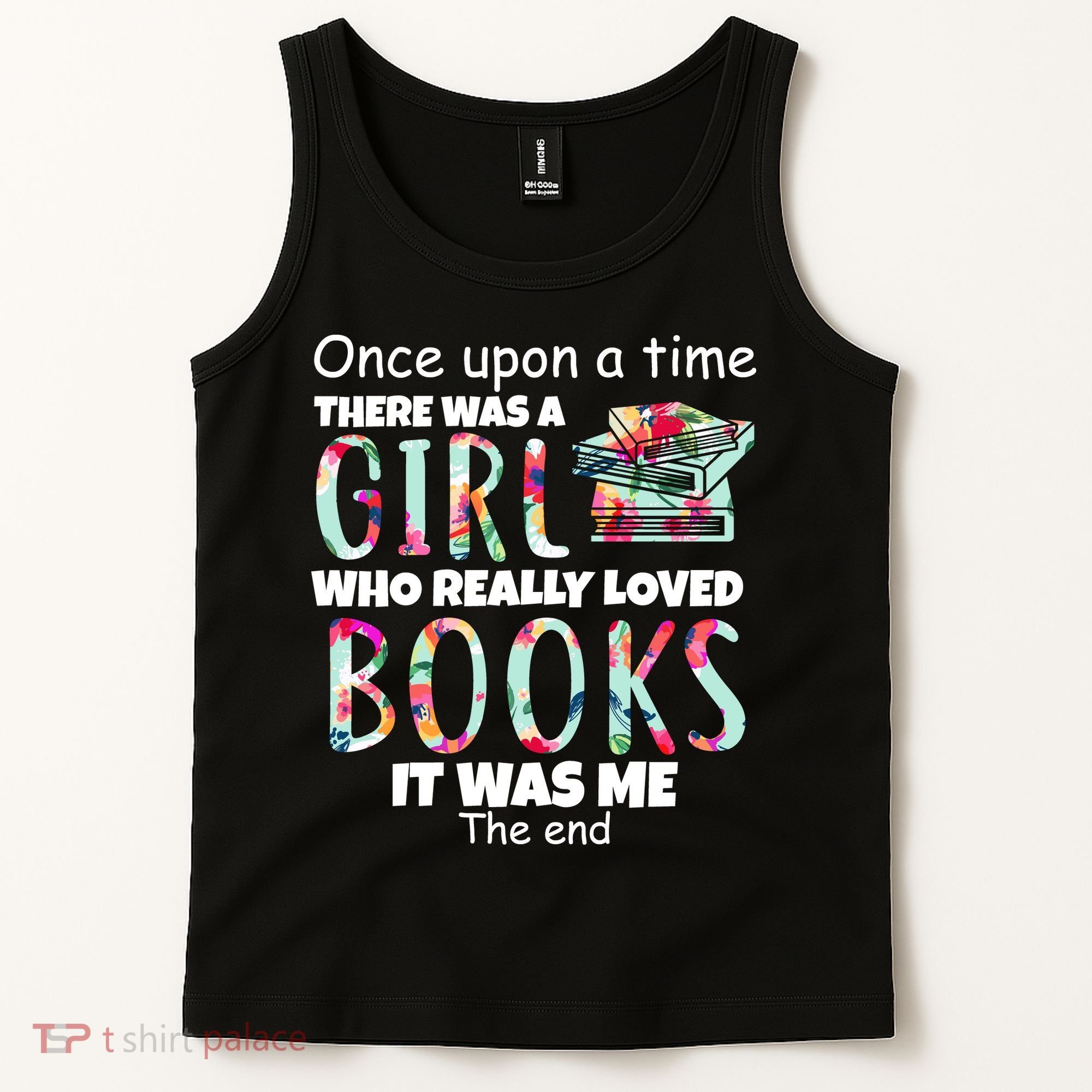 Girl Who Loves Reading Tank Top