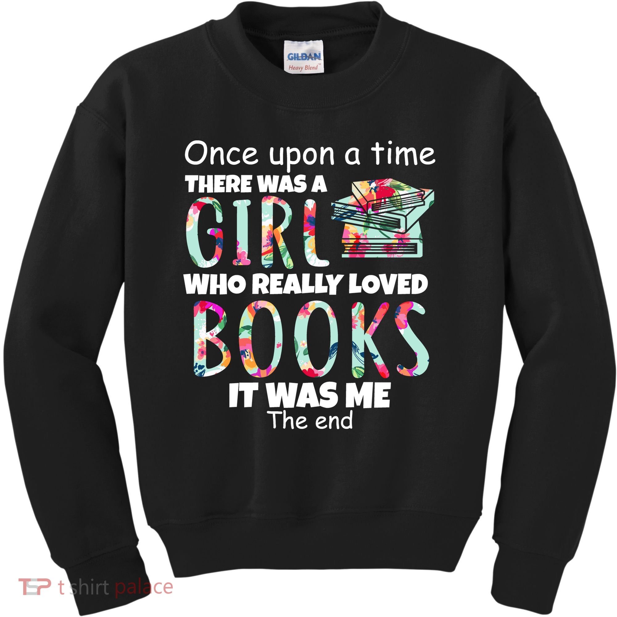 Girl Who Loves Reading Kids Sweatshirt