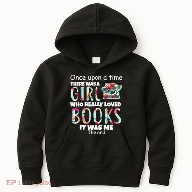 Girl Who Loves Reading Kids Hoodie