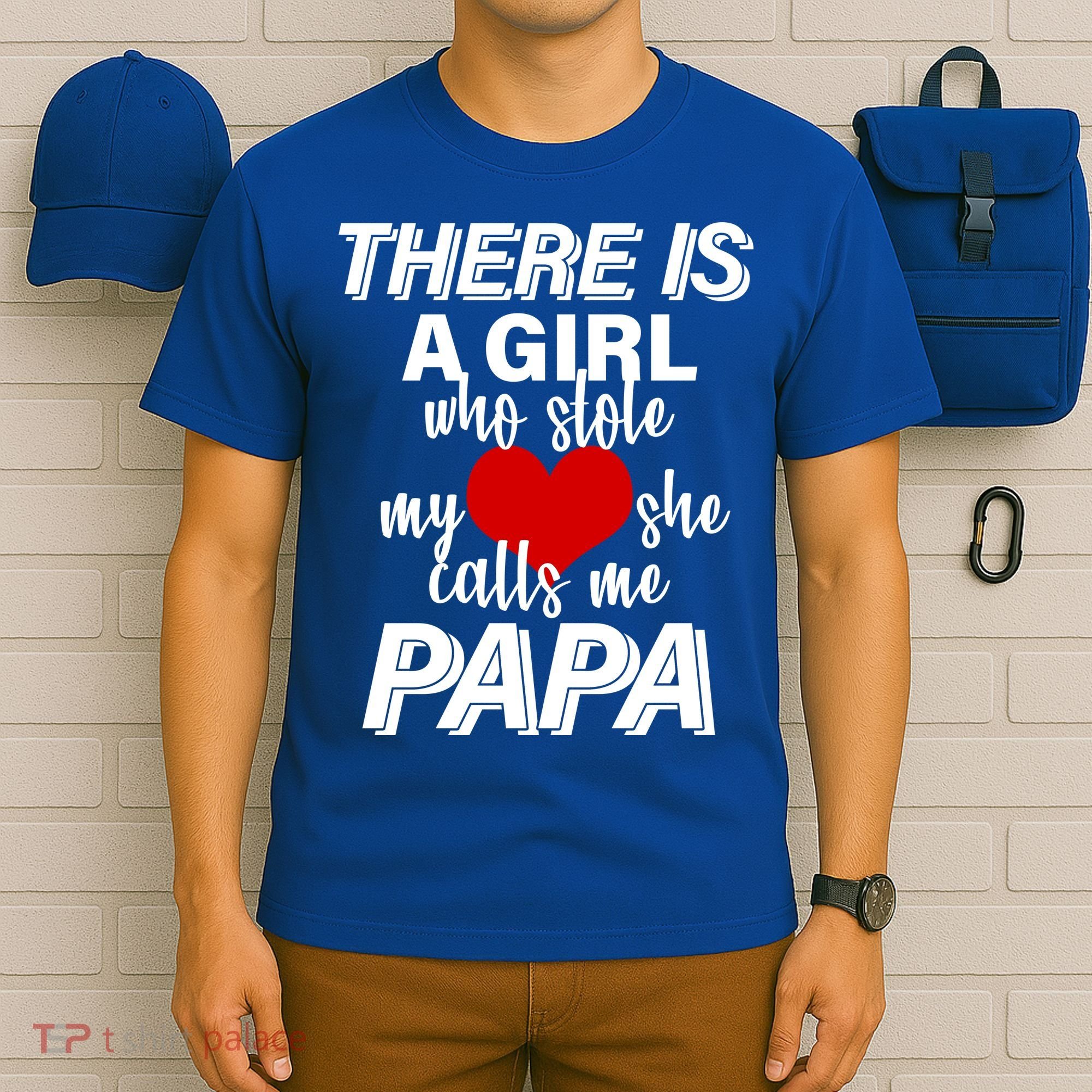 Girl Who Stole My Heat Calls Me Papa Fathers Day T-Shirt