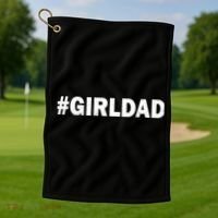 Girldad Girl Dad Father of Daughters Golf Towel thumb 1