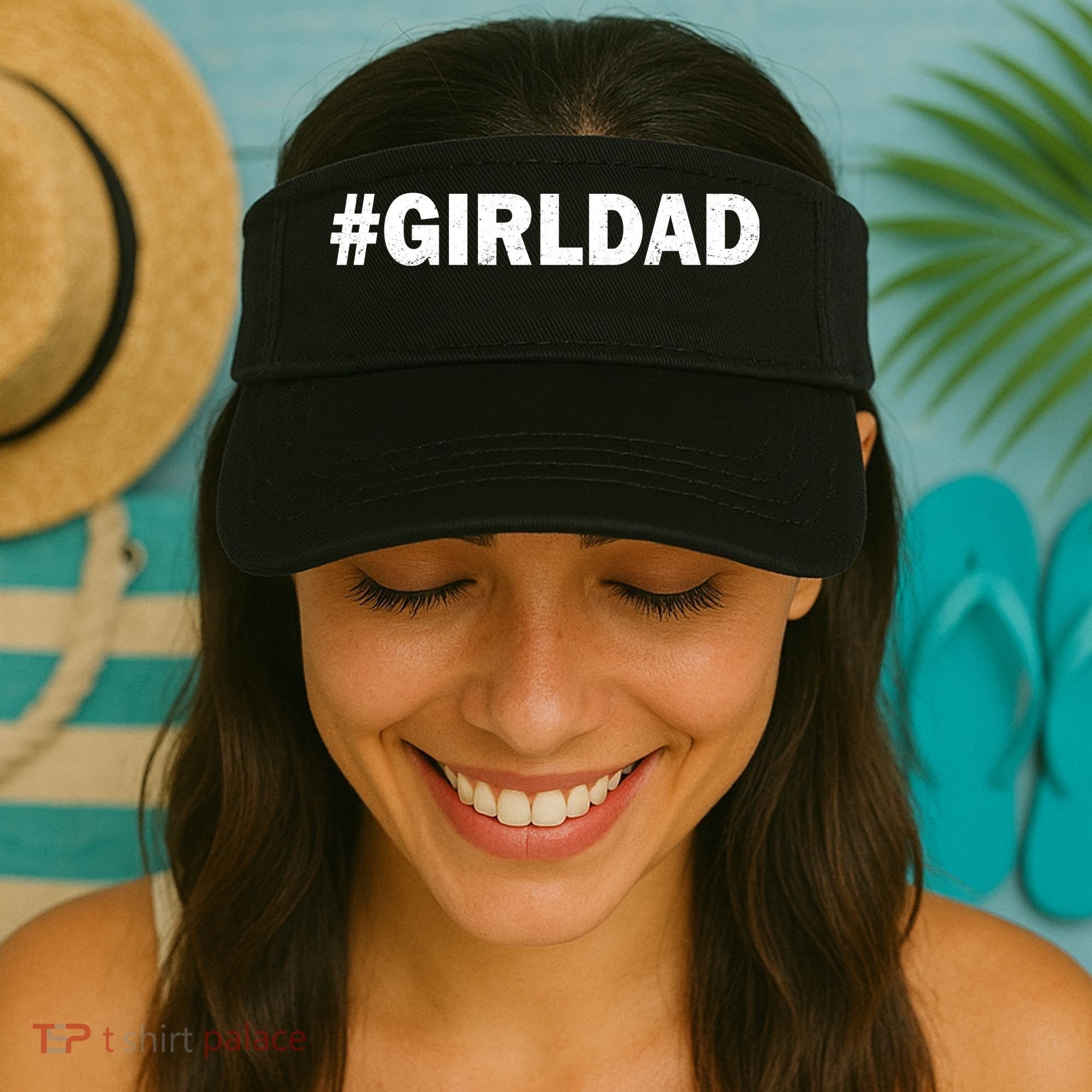 Girldad Girl Dad Father of Daughters Visor