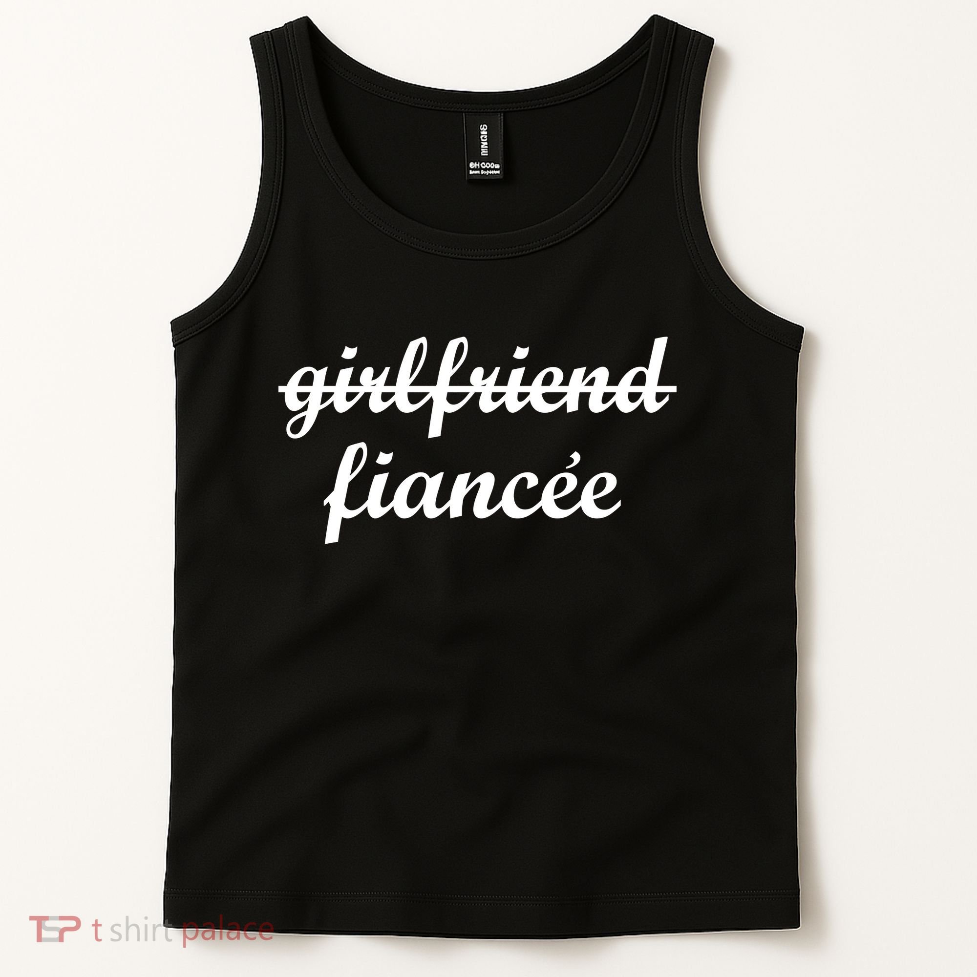 Girlfriend Fiancee Engagement Party Tank Top