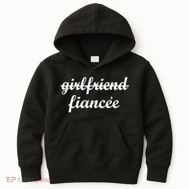 Girlfriend Fiancee Engagement Party Kids Hoodie