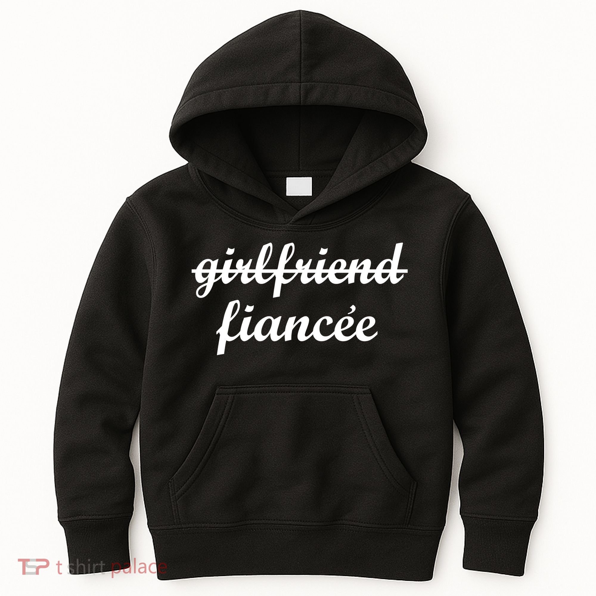 Girlfriend Fiancee Engagement Party Kids Hoodie
