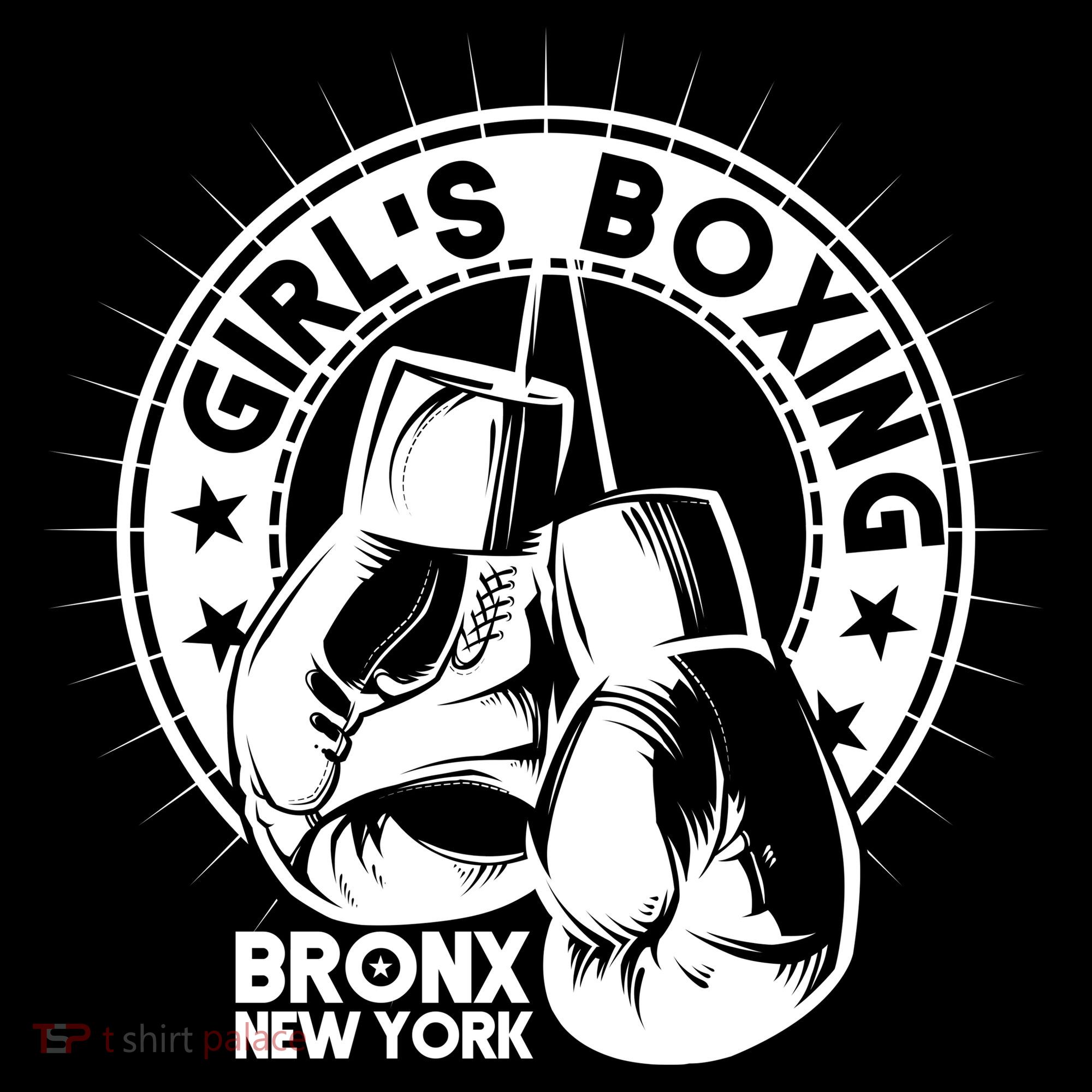 Girl's Boxing Bronx New York USA-Made Doggie Bandana