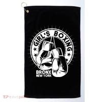 Girl's Boxing Bronx New York Golf Towel thumb 0