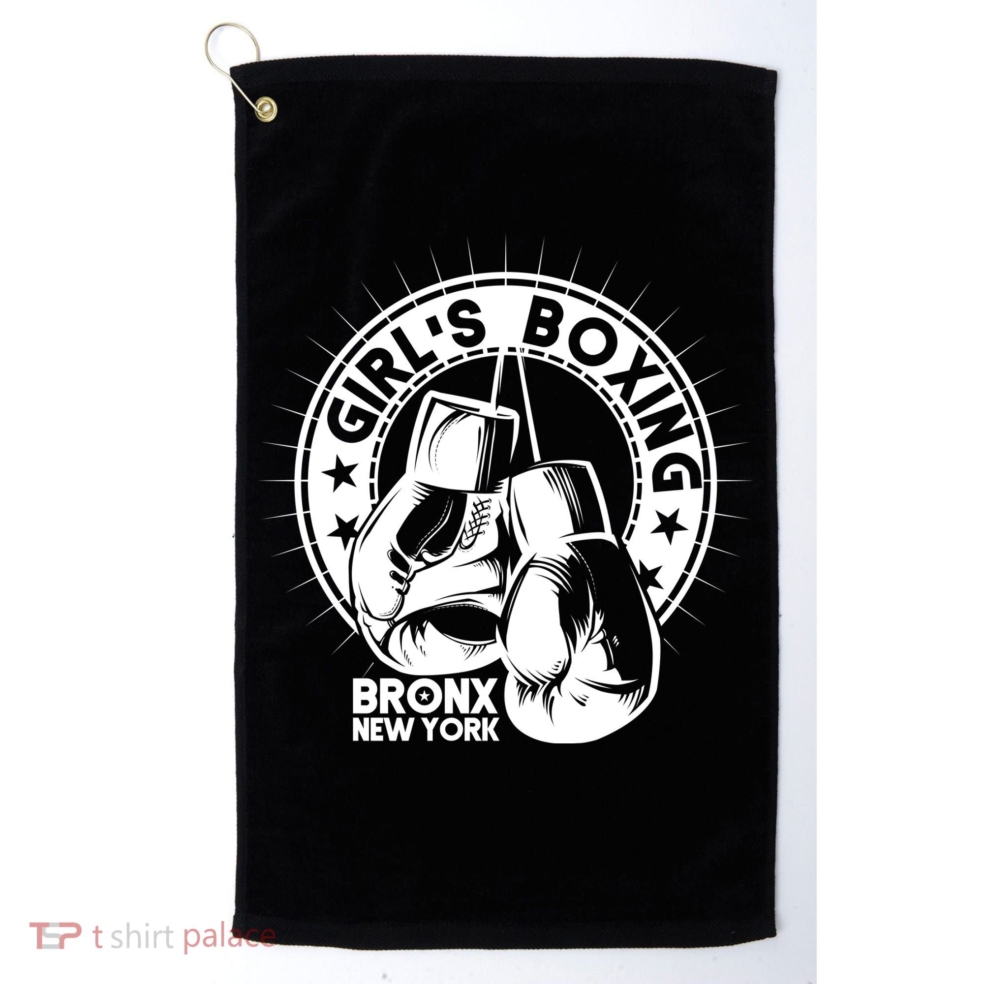 Girl's Boxing Bronx New York Golf Towel