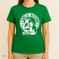 Girl's Boxing Bronx New York T-Shirt thumb 4
