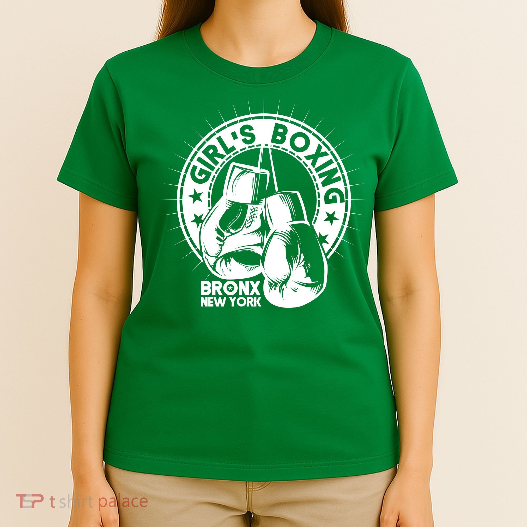 Girl's Boxing Bronx New York T-Shirt