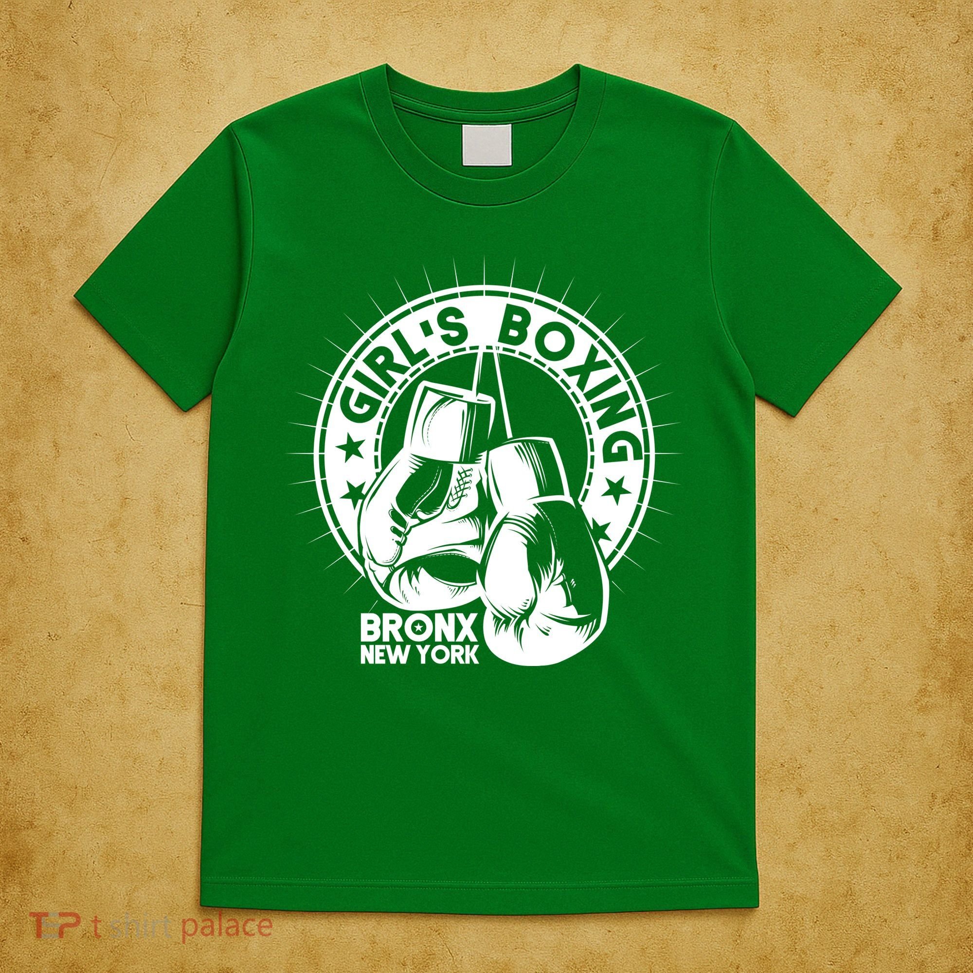 Girl's Boxing Bronx New York T-Shirt