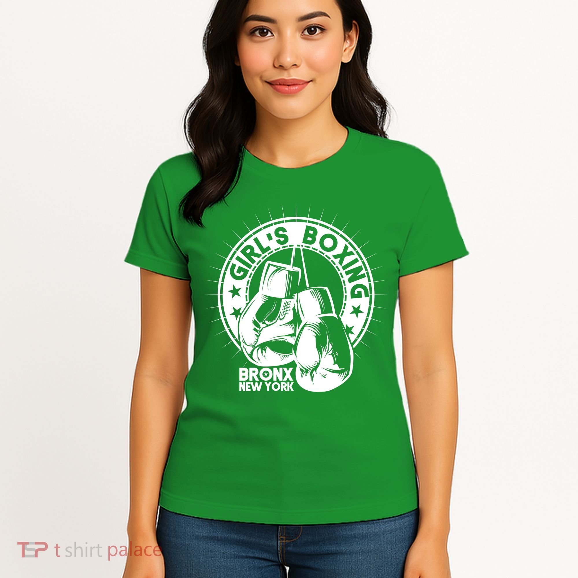 Girl's Boxing Bronx New York Women's T-Shirt