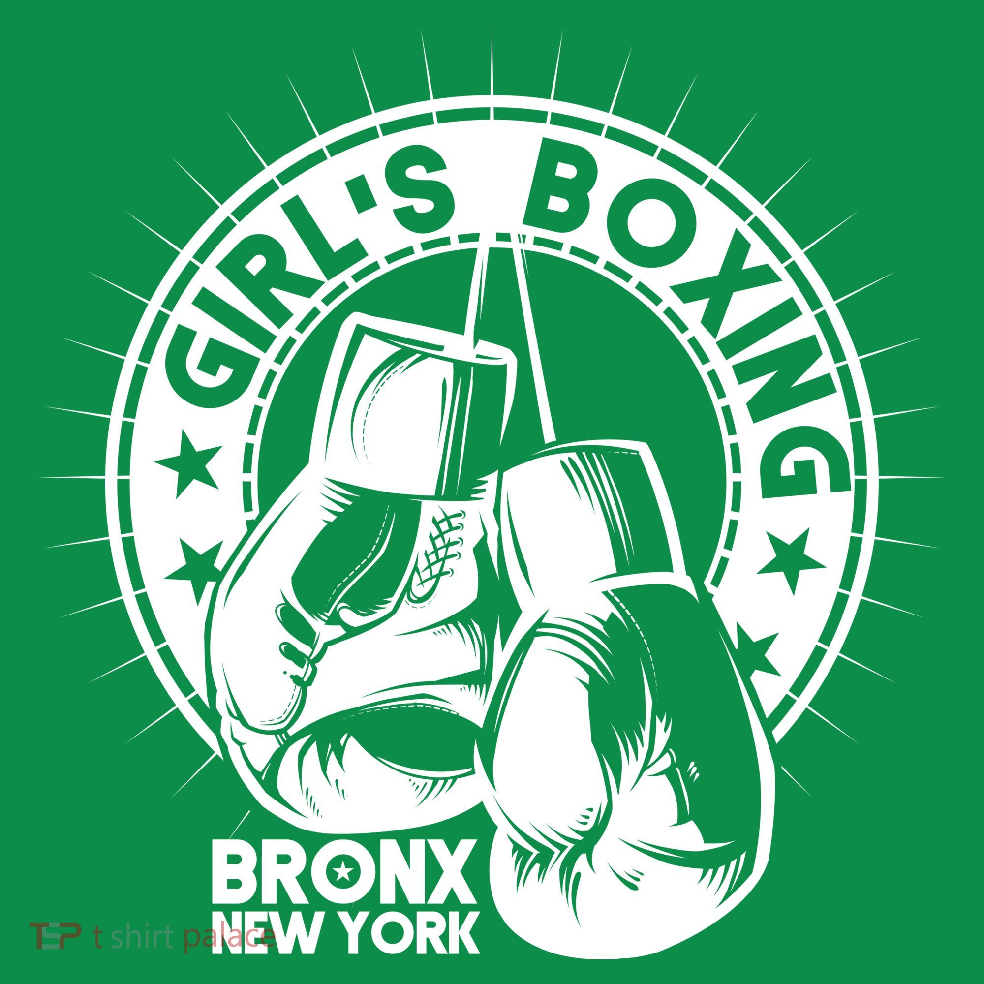 Girl's Boxing Bronx New York Women's T-Shirt