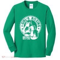 Girl's Boxing Bronx New York Kids Long Sleeve Shirt thumb 0
