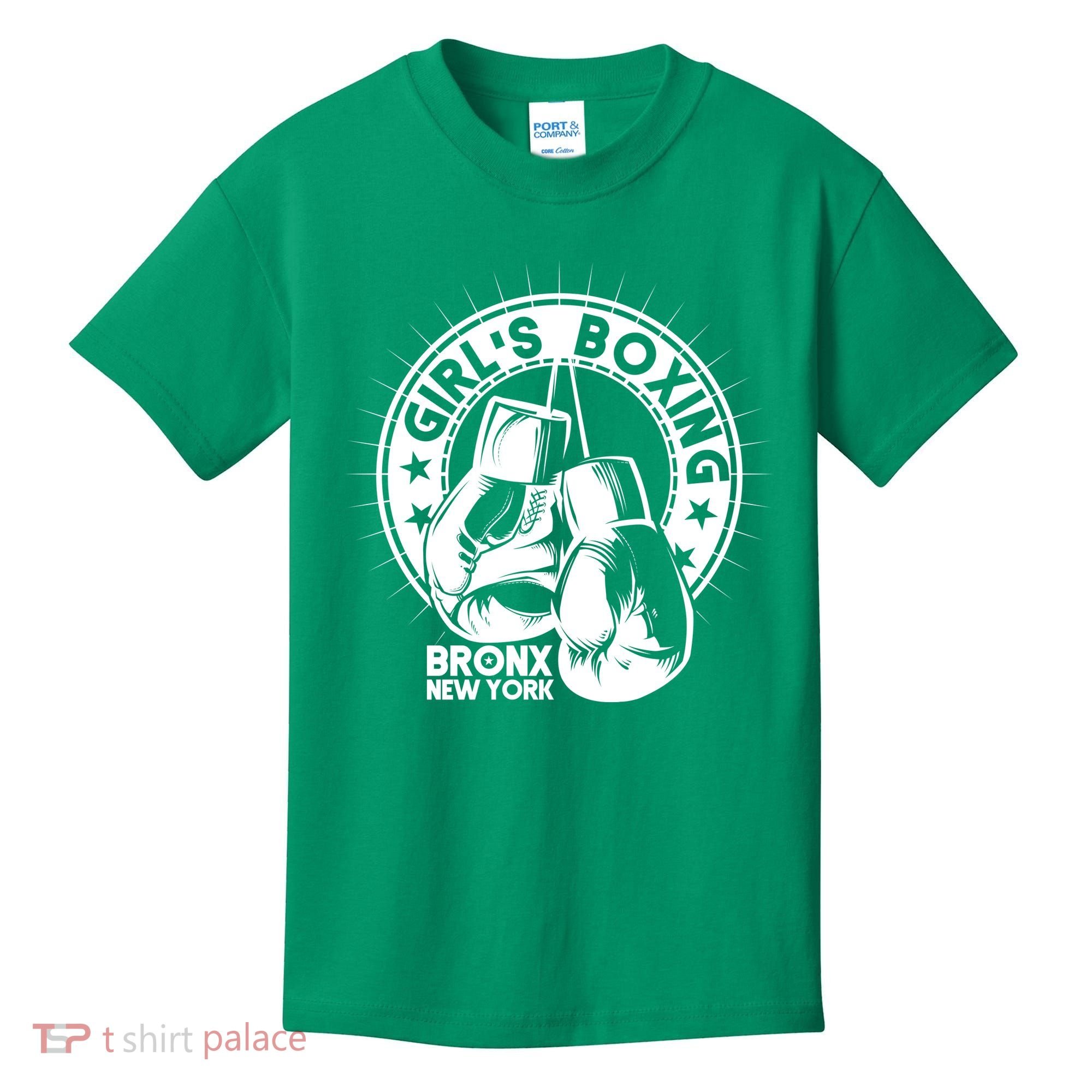 Girl's Boxing Bronx New York Kids T-Shirt
