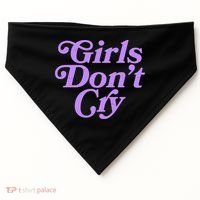 Girls Don't Cry USA-Made Doggie Bandana thumb 0