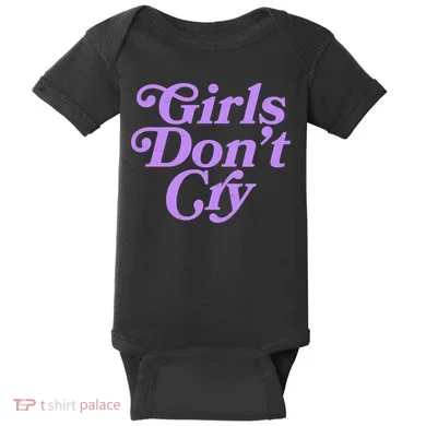 Girls Don't Cry Baby Bodysuit