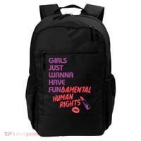 Girls Just Wanna Have Fun-damental Human Rights Backpack thumb 0