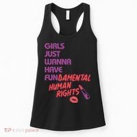 Girls Just Wanna Have Fun-damental Human Rights Women's Tank Top thumb 0