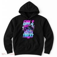 Girls Like Monster Trucks Too Hoodie thumb 0