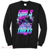 Girls Like Monster Trucks Too Sweatshirt thumb 0