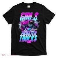 Girls Like Monster Trucks Too T-Shirt thumb 0