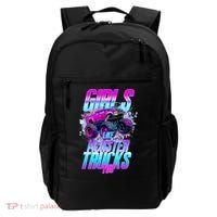 Girls Like Monster Trucks Too Backpack thumb 0