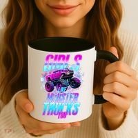 Girls Like Monster Trucks Too Coffee Mug thumb 3