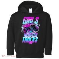 Girls Like Monster Trucks Too Toddler Hoodie thumb 0