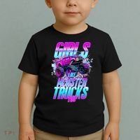 Girls Like Monster Trucks Too Toddler T-Shirt thumb 2