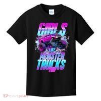 Girls Like Monster Trucks Too Kids T-Shirt thumb 0