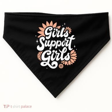 Girls Support Girls USA-Made Doggie Bandana