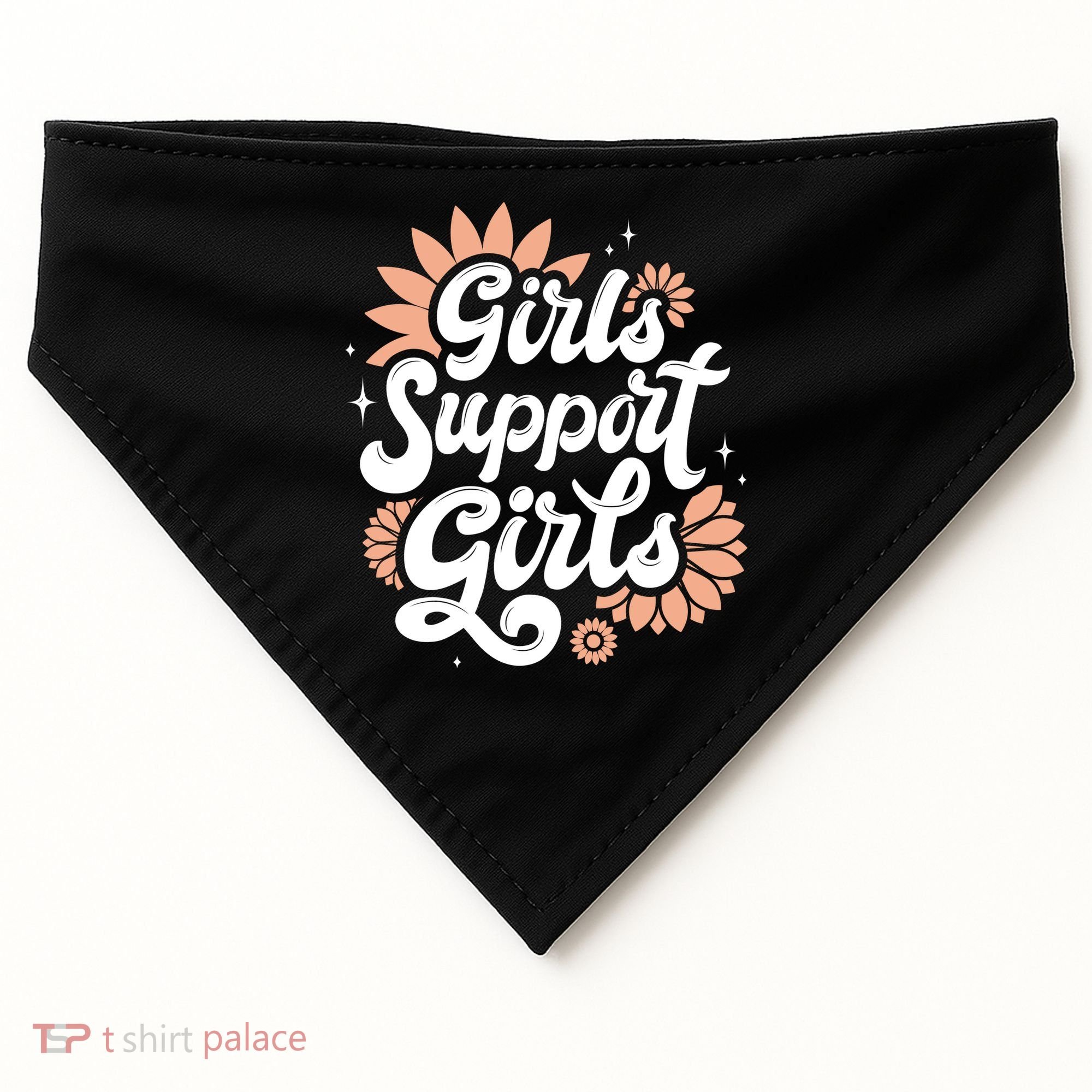 Girls Support Girls USA-Made Doggie Bandana