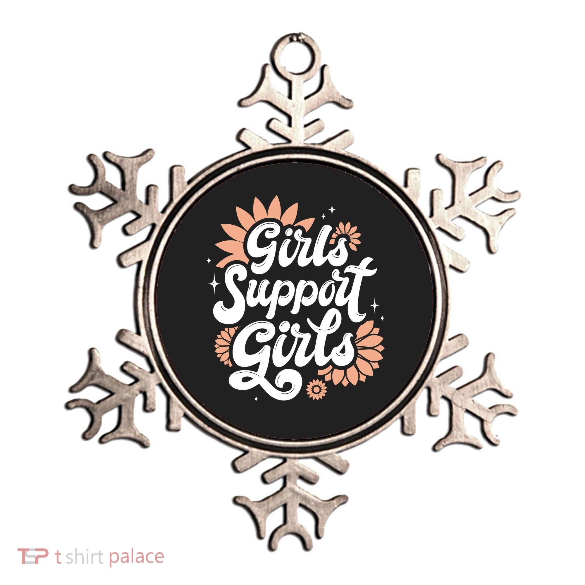 Girls Support Girls Ornament